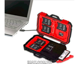 Đầu đọc thẻ kiêm Hộp đựng thẻ nhớ Backpacker, 3CF, 2SD, 3 Micro, 1 Chọc sim, tặng 1 chọc sim