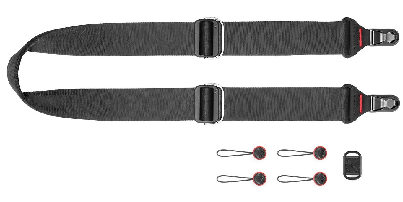 Dây máy ảnh Peakdesign SLIDE Black, New, Site to nhất (Nhập khẩu và chính hãng)