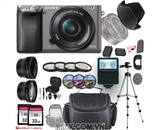 Combo 2 Máy ảnh Sony Alpha a6000 + lens 16-50 mm + 2 thẻ nhớ 32gb + chân máy + bộ phụ kiện.