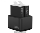 Bộ 2 pin 1 sạc đôi Gopro Dual Battery Charger + Enduro _ ADDBD-211-AS