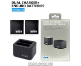 Bộ 2 pin 1 sạc đôi Gopro Dual Battery Charger + Enduro _ ADDBD-211-AS
