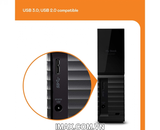 Ổ Cứng HDD WD My Book 4TB WDBBGB040HBK