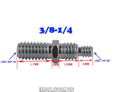 Ốc 2 đầu dài 1/4 và 3/8