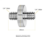 Ốc chuyển đổi 2 đầu 1/4