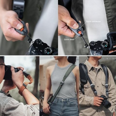 Dây máy ảnh PGYTECH Camera Shoulder Straps, thao tác nhanh