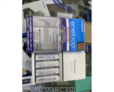 Bộ 4 pin 1 sạc nhanh CC55 AA Eneloop Panasonic 1900mAh, Hàng nhập khẩu