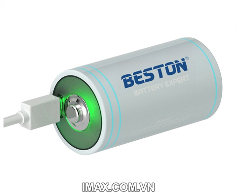 Pin Beston USB 1.5V Lithium size D 6000mWh