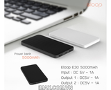 Pin dự phòng ELOOP E30, 5000mAh