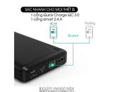 Pin dự phòng RavPower RP-PB043, 20100mAh, QC 3.0, USB-C