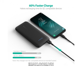 Pin dự phòng RAVPower RP-PB077, 10.000mAh, QC 3.0