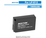 Pin máy ảnh Beston cho Canon LP-E12 1800mah