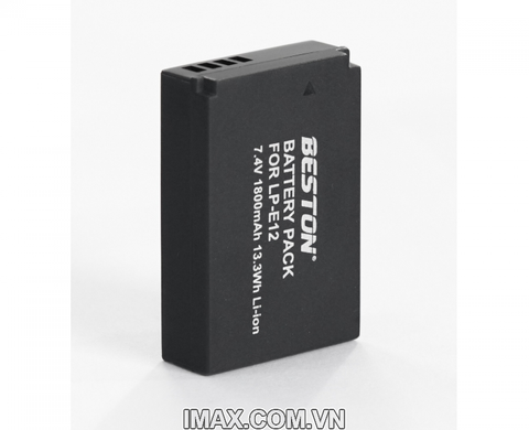 Pin máy ảnh Beston cho Canon LP-E12 1800mah
