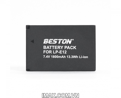 Pin máy ảnh Beston cho Canon LP-E12 1800mah