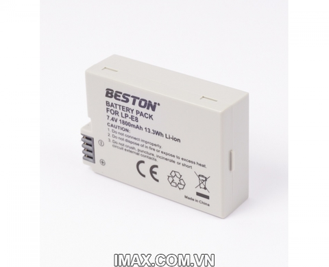 Pin máy ảnh Beston cho Canon LP-E8 1800mah