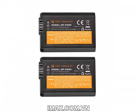 Pin máy ảnh K&F Concept NP-FW50 1100mAh - KF28.0015V3