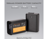 Pin máy ảnh K&F Concept NP-FW50 1100mAh - KF28.0015V3