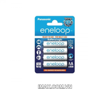 Pin sạc AA Eneloop Panasonic 1900mAh, vỉ 4 viên, Hàng nhập khẩu