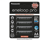 Pin sạc AA Eneloop Panasonic 2600mAh, vỉ 4 viên, Hàng nhập khẩu