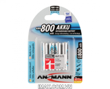Pin sạc AAA 800mAh Ansman NiMH Micro 1.2V , vỉ 4v