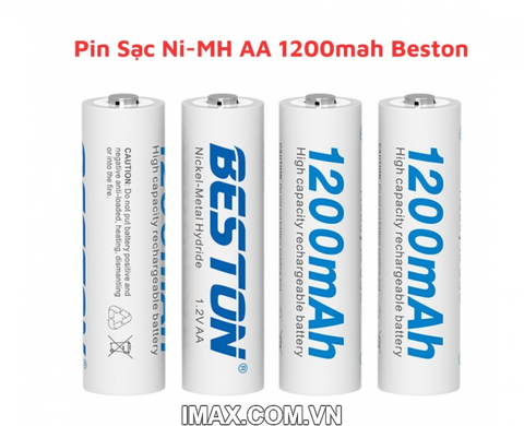 Pin sạc Beston AA 1.2V Ni-MH 1200mAh - 4 pin