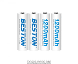 Pin sạc Beston AA 1.2V Ni-MH 1200mAh - 4 pin
