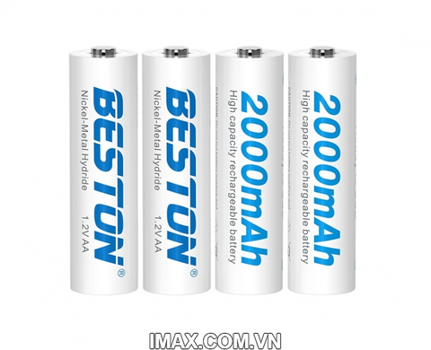 Pin sạc Beston AA 1.2V Ni-MH 2000mAh - 4 pin