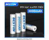 Pin sạc Beston AA 1.2V Ni-MH 3000mAh - 4 pin