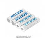 Pin sạc Beston AA 1.2V Ni-MH 3000mAh - 4 pin