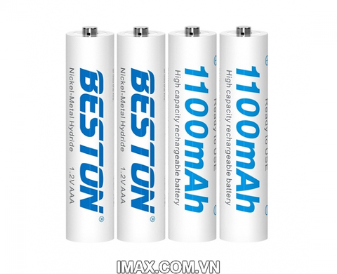 Pin sạc Beston AAA 1.2V Ni-MH 1100mAh - 4 pin