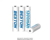 Pin sạc Beston AAA 1.2V Ni-MH 1300mAh - 4 pin