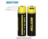 Pin Sạc Micro-USB AA Lithium 2800mWh 1.5V Beston 2AM-75
