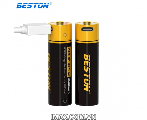 Pin Sạc Micro-USB AA Lithium 3500mWh 1.5V Beston 2AM-92