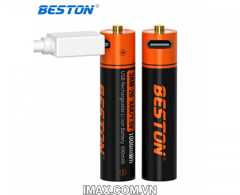 Pin Sạc Micro-USB AAA Lithium 1000mWh 1.5V Beston 3AM-28