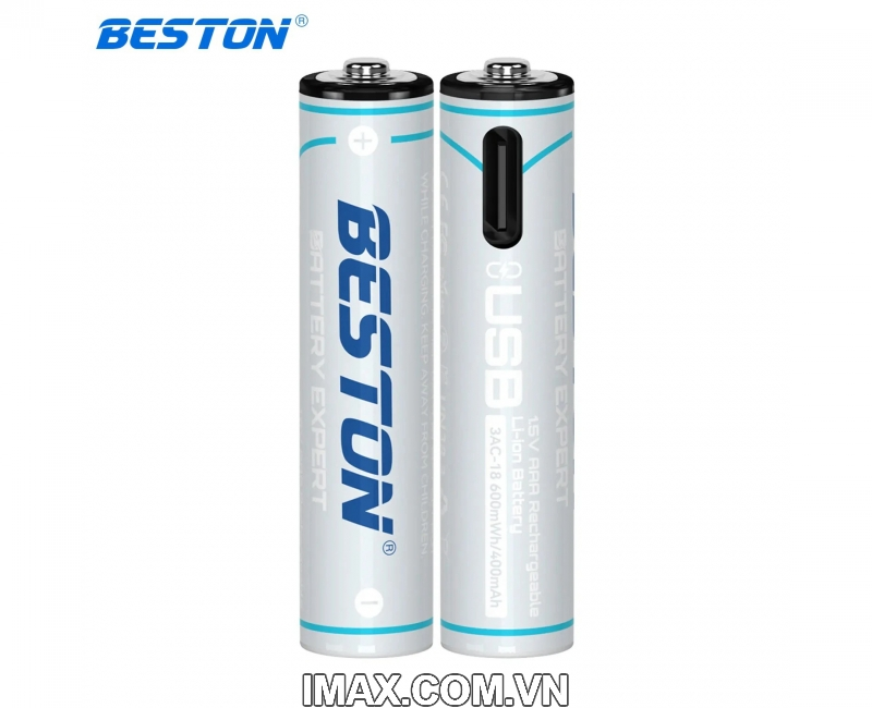 Pilas Recargables USB AAA Beston 3AC-18 - Potencia Inteligente y Duradera - Pila Recargable Usb Aaa 3ac18