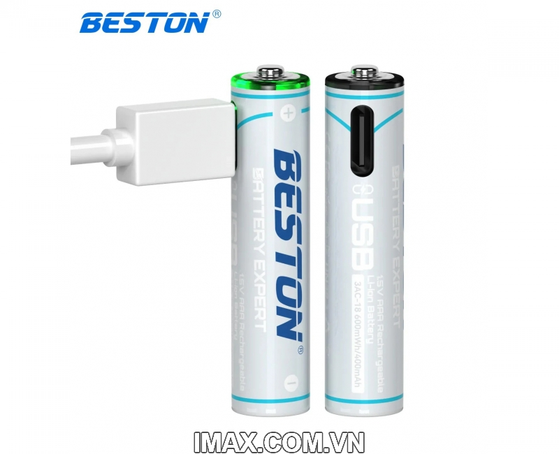 Pilas Recargables USB AAA Beston 3AC-18 - Potencia Inteligente y Duradera - Pila Recargable Usb Aaa 3ac18
