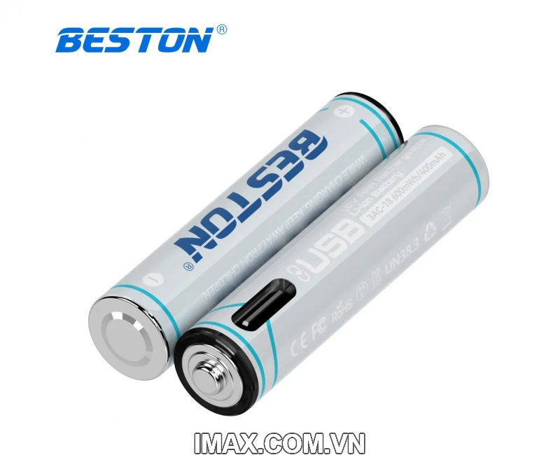 Pilas Recargables USB AAA Beston 3AC-18 - Potencia Inteligente y Duradera - Pila Recargable Usb Aaa 3ac18