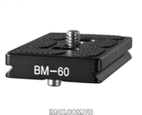 Plate BM-60 cho chân máy ảnh Coman