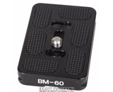 Plate BM-60 cho chân máy ảnh Coman