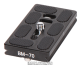 Plate BM-70 cho chân máy ảnh Coman
