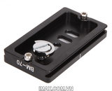 Plate BM-70 cho chân máy ảnh Coman