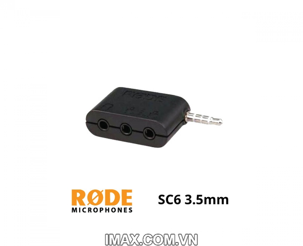 Rode Microphones SC6 Dual TRRS đầu vào và đầu ra tai nghe cho smartpho ...