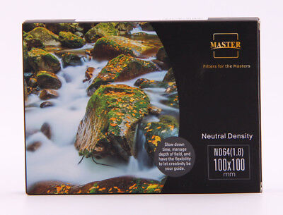 Benro 100 x 100mm ND64 Master Series Neutral Density 1.8 Filter (6 Stops) 6931747316212 | eBay