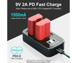 Sạc đôi Kingma BM058Q-ENEL15 Màn hình LCD for Nikon EN-EL15