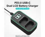 Sạc đôi Kingma BM058Q-FZ100 Màn hình LCD for Sony NP-FZ100