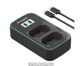 Sạc đôi Kingma BM058Q-FZ100 Màn hình LCD for Sony NP-FZ100