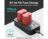 Sạc đôi Kingma BM058Q-W235 Màn hình LCD for Fujifilm NP-W235