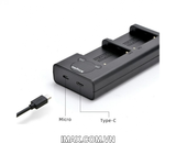 Sạc đôi Kingma for Sony NP-F970/F750/F550