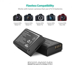 Sạc đôi máy ảnh Ravpower for Canon LP-E10