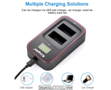 Sạc đôi Ver 3 Kingma cho Nikon EN-EL20