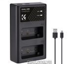Sạc nhanh hai pin K&F Concept LP-E17 - KF28.0008